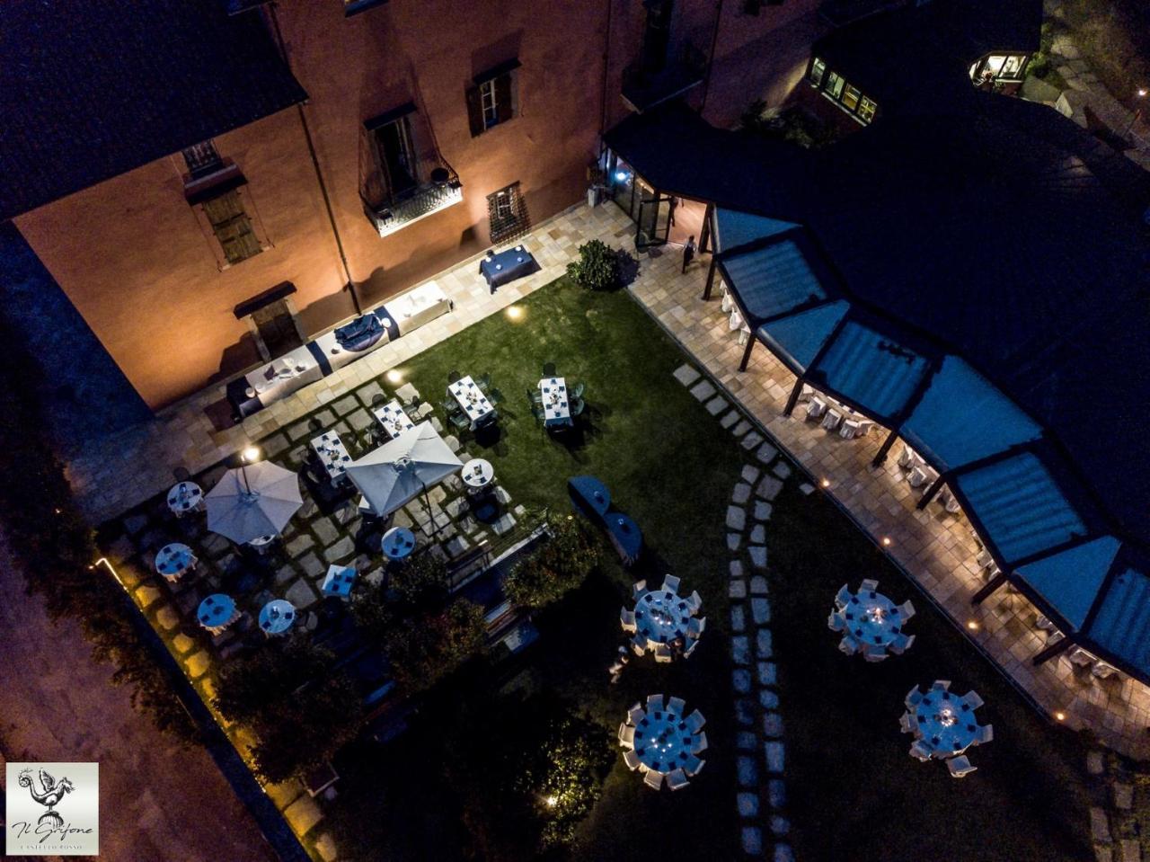 Castello Rosso Hotell Costigliole Saluzzo Exteriör bild