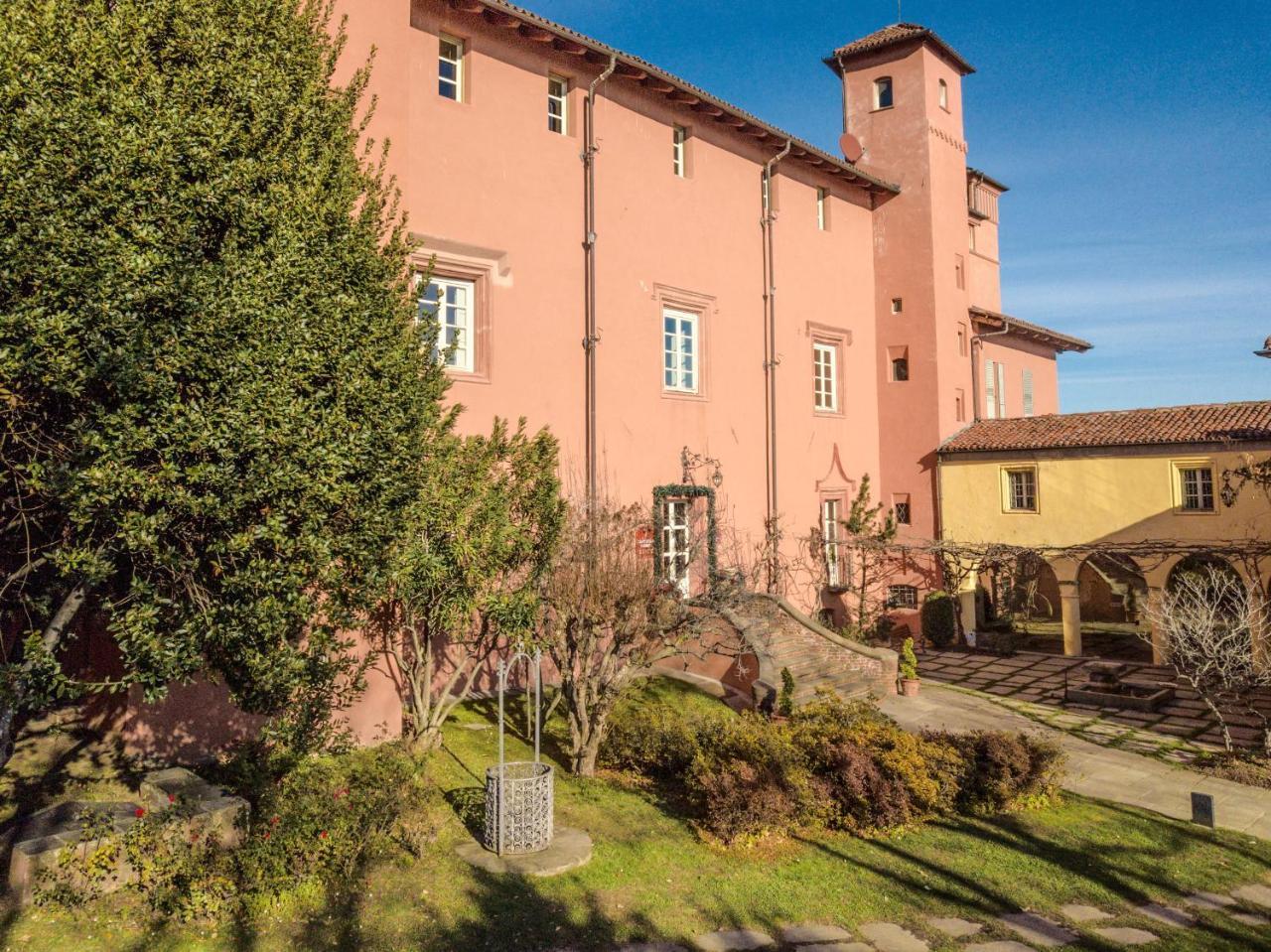 Castello Rosso Hotell Costigliole Saluzzo Exteriör bild