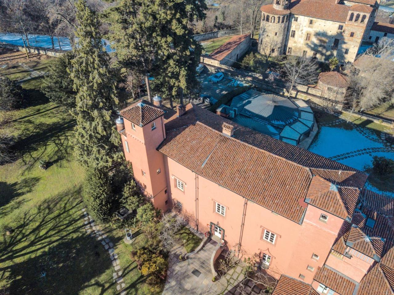 Castello Rosso Hotell Costigliole Saluzzo Exteriör bild