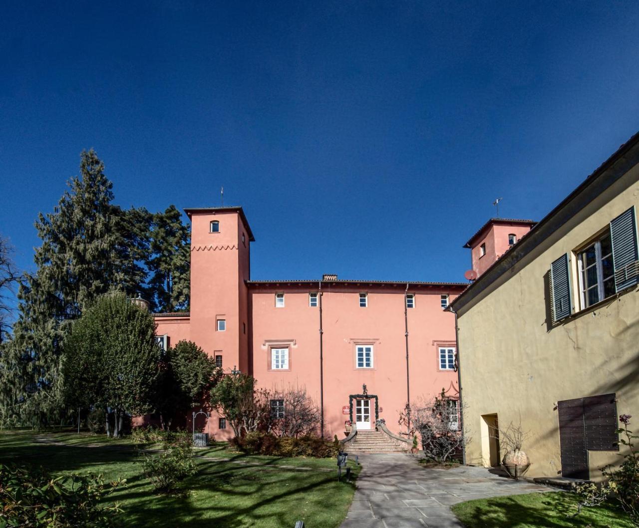 Castello Rosso Hotell Costigliole Saluzzo Exteriör bild