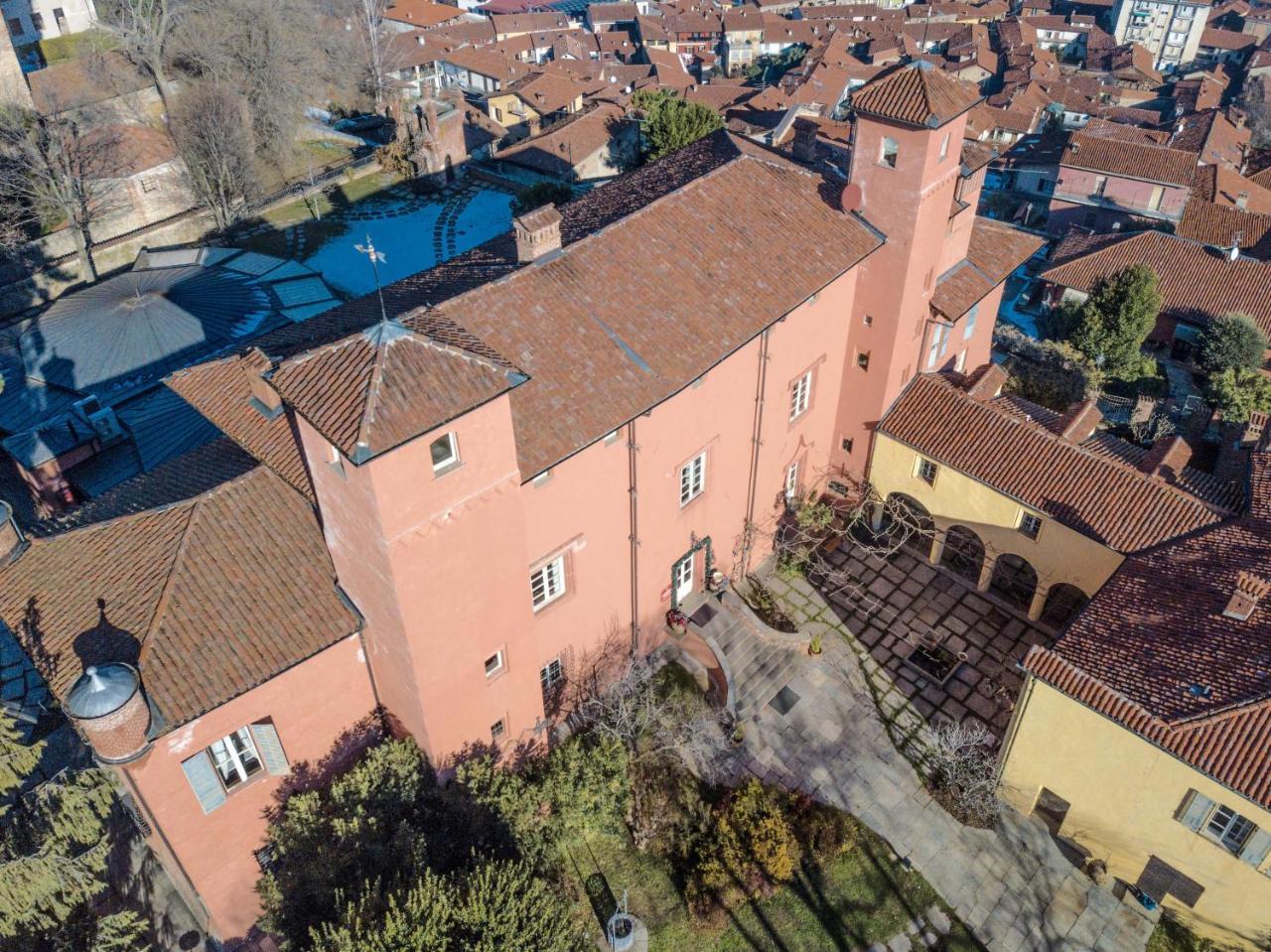 Castello Rosso Hotell Costigliole Saluzzo Exteriör bild